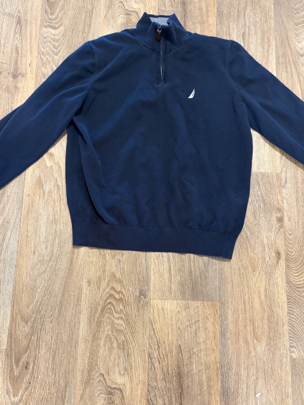 Nautica Navy Half-Zip Pullover Sweater